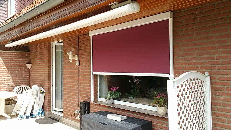 Senkrechtbeschattung für Fenster, Rottenburg an der Laaber