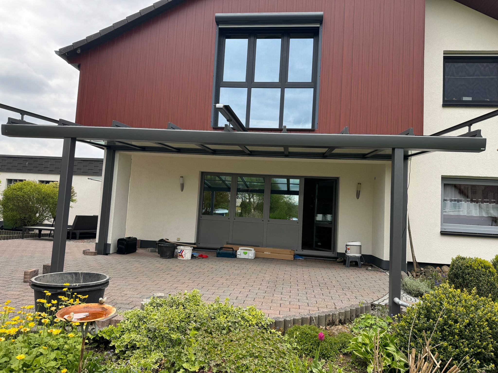 Terrassendach mit Beschattung, Vaterstetten